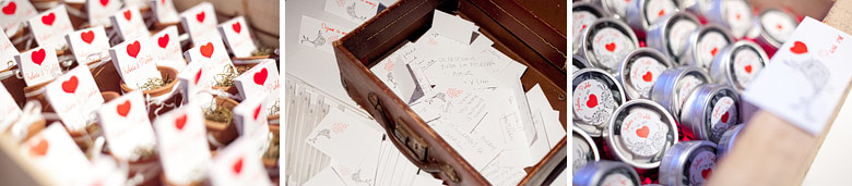 Los detalles de los souvenirs