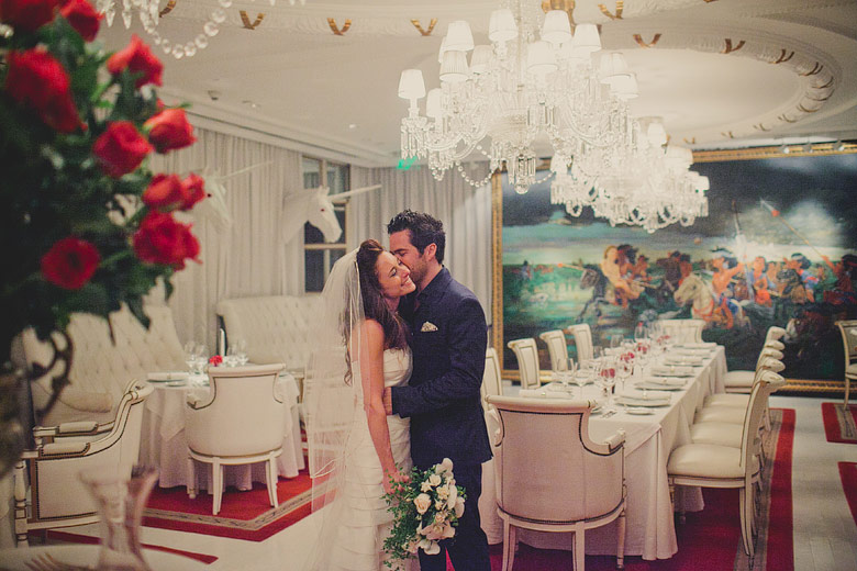 Sesion de novios en El Bistro, Faena Hotel + Universe