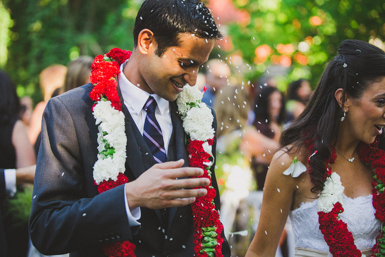 Fotografia espontánea de casamiento