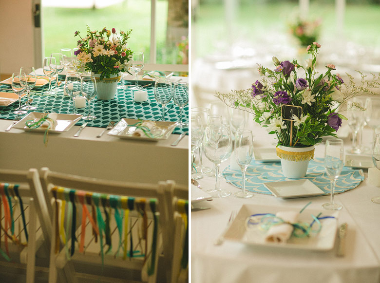 Ambientación de casamiento en Estilo La Linda