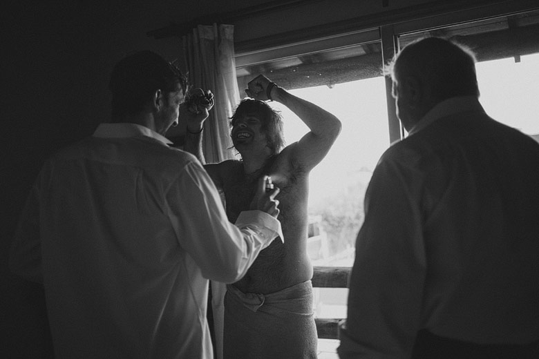 Fotografía fresca de casamiento