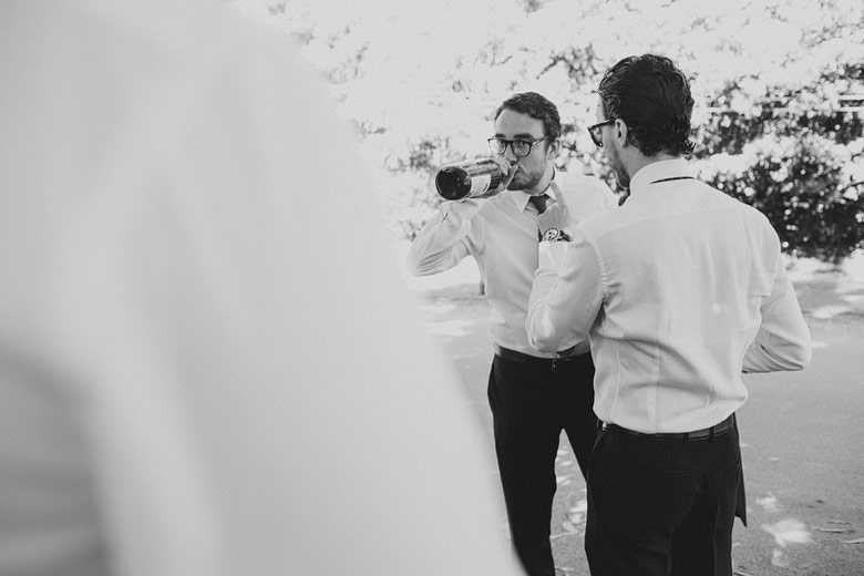 Uncommon getting ready of the groom in Uruguay