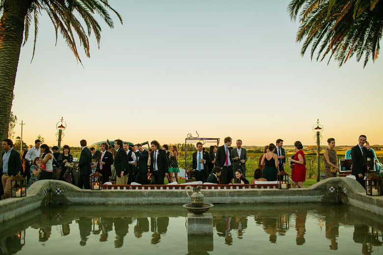 Casamiento al atardecer en Bodega Narbona, Punta del Este, Uruguay