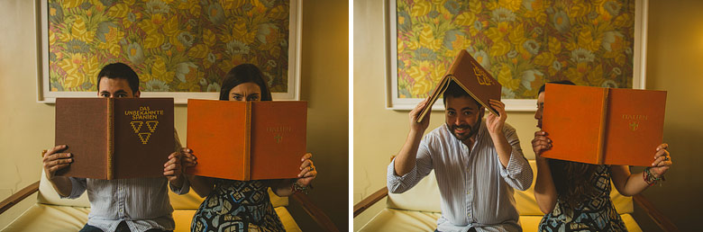 fun engagement session in argentina