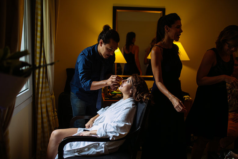 Getting Ready novia en Hotel Sofitel