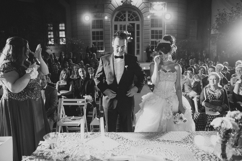 Foto artistica de boda