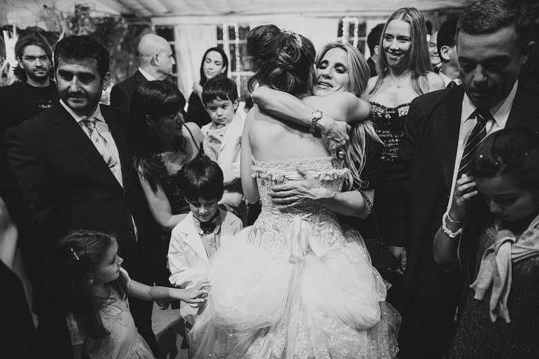 foto emotiva de casamiento