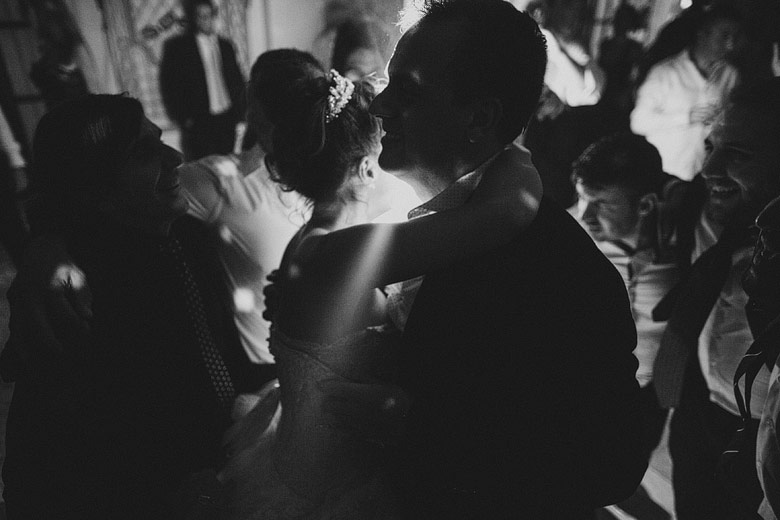 Foto artistica de casamiento