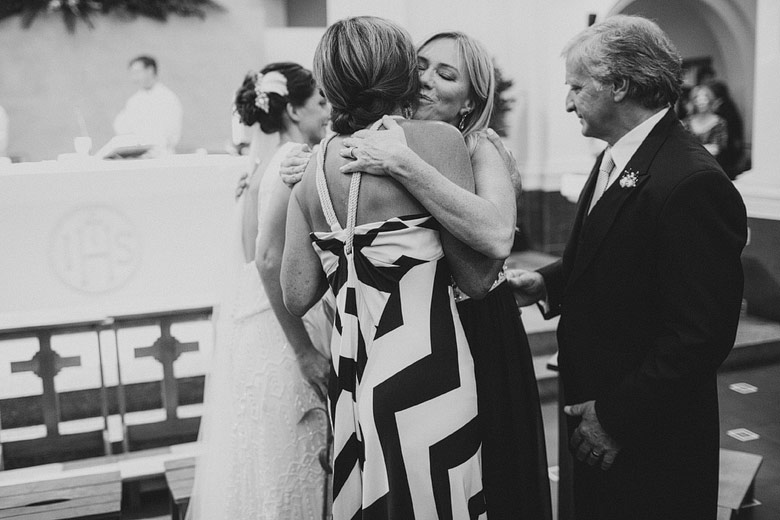 Foto emotiva de casamiento