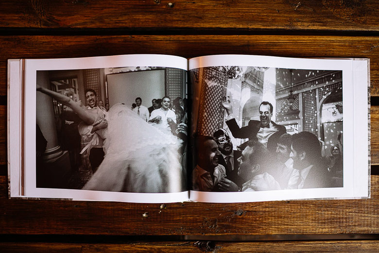Diseño y armado de Photobook de matrimonio