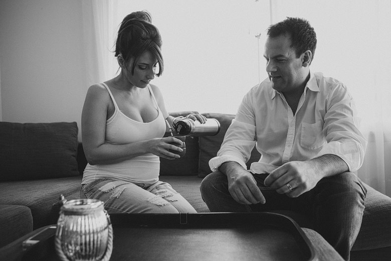 sesion de fotos no posadas de embarazada