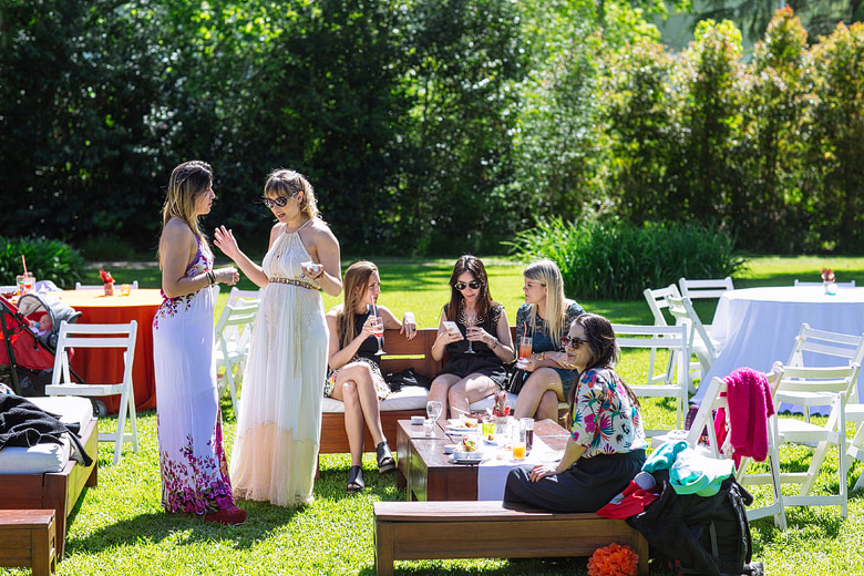 fotos de recepcion en casamiento de dia en quinta tres robles
