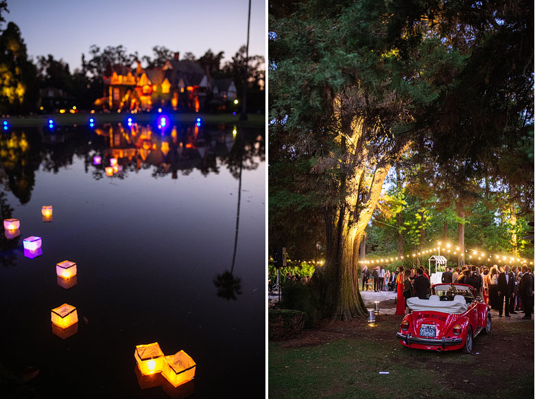 fotos de casamiento al atardecer en estancia villa maria