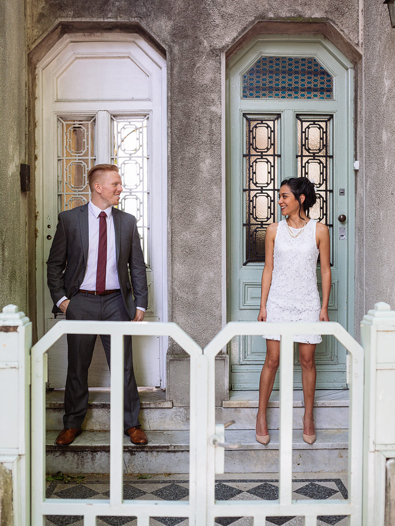 sesión de fotos de recien casados en exteriores