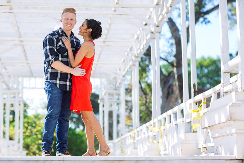 sesion book de novios en lagos de palermo