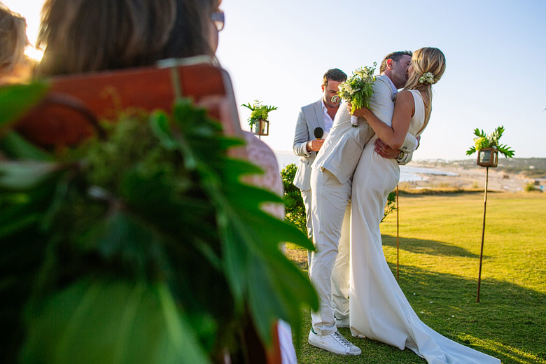 wedding kiss