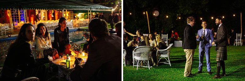 casamiento lowlands de noche