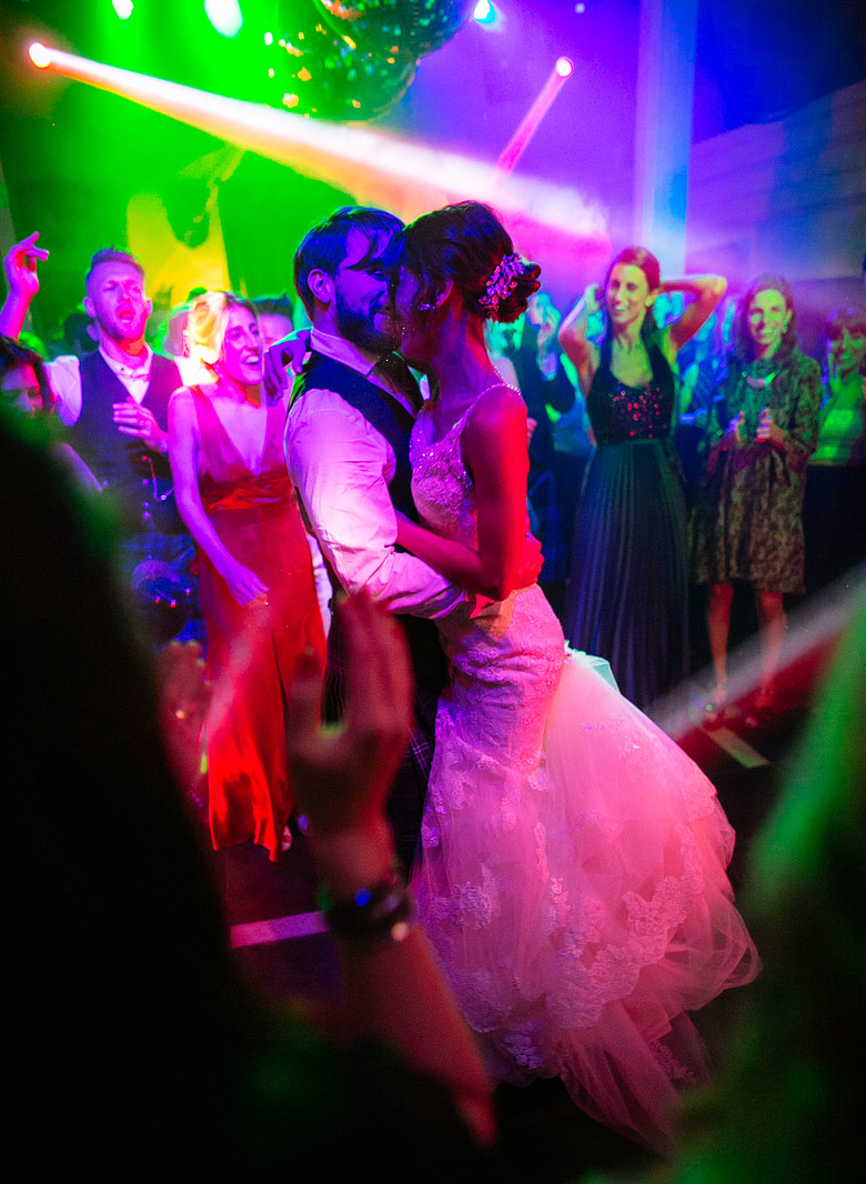 no flash wedding photography