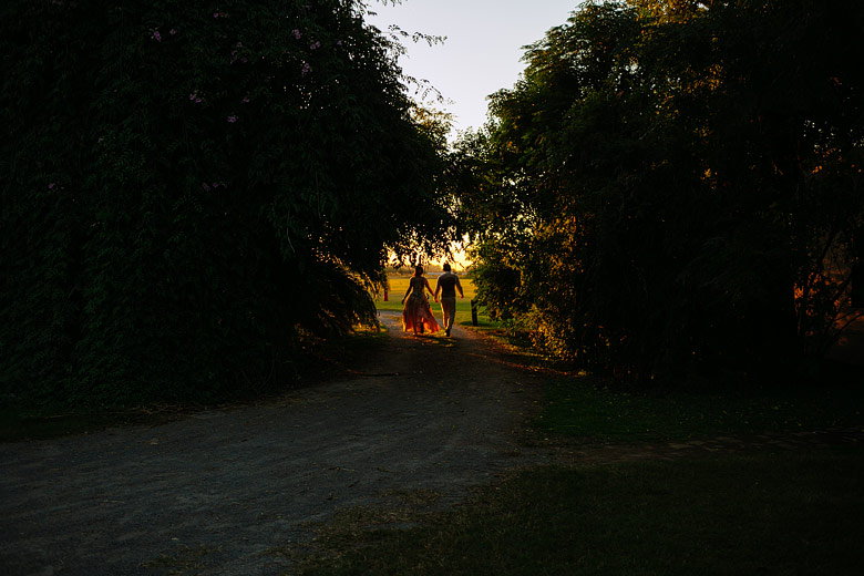 casamientos al atardecer