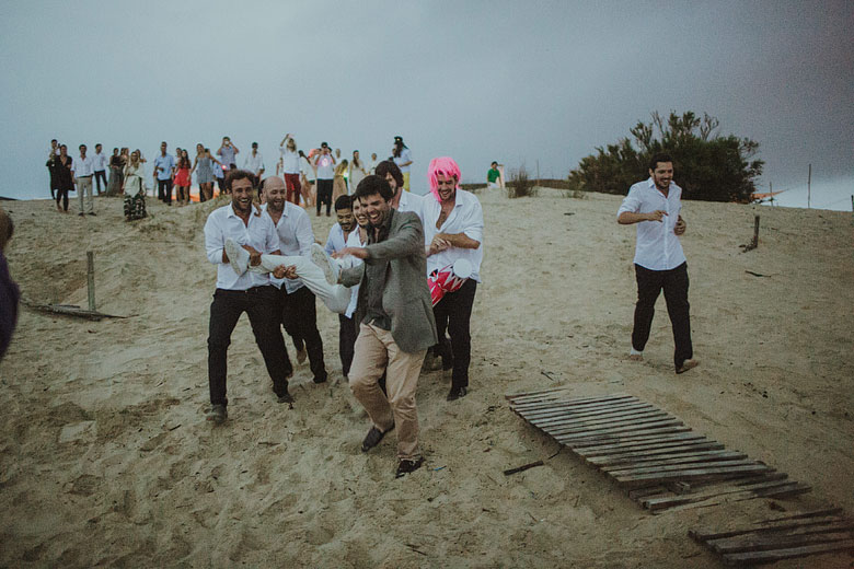 casamiento original en la playa jose ignacio