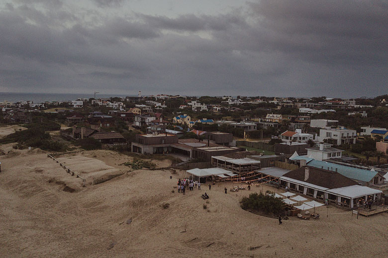 vista aerea drone parador la huella jose ignacio