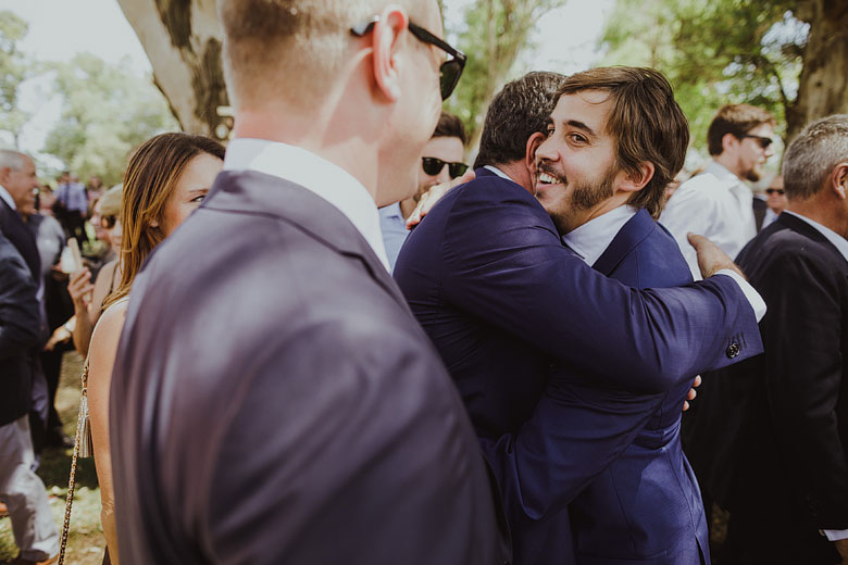 foto de casamiento sin posar