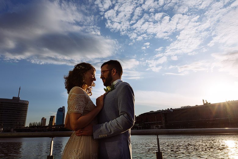 Casamiento diferente en Madero Walk