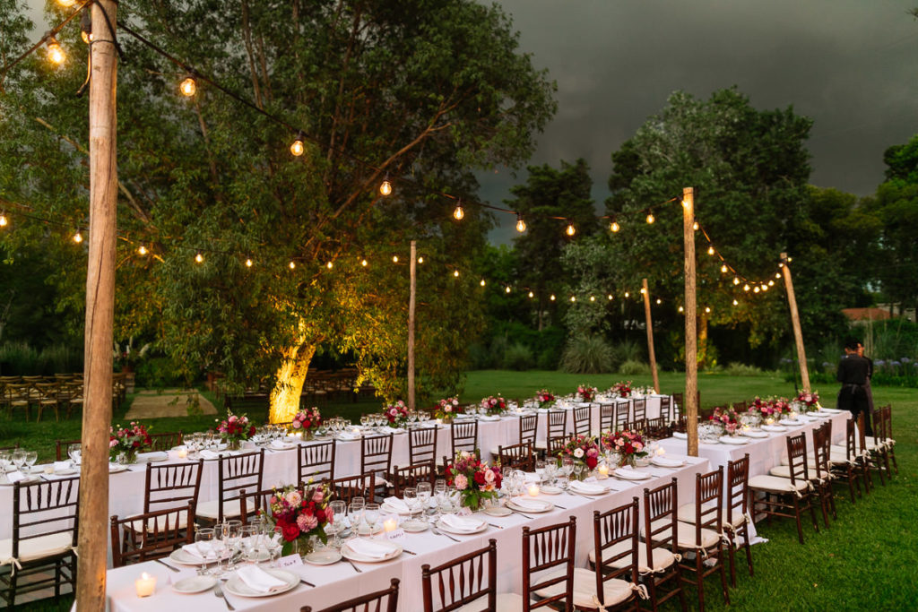 Casamiento al aire libre en La Herencia Eventos