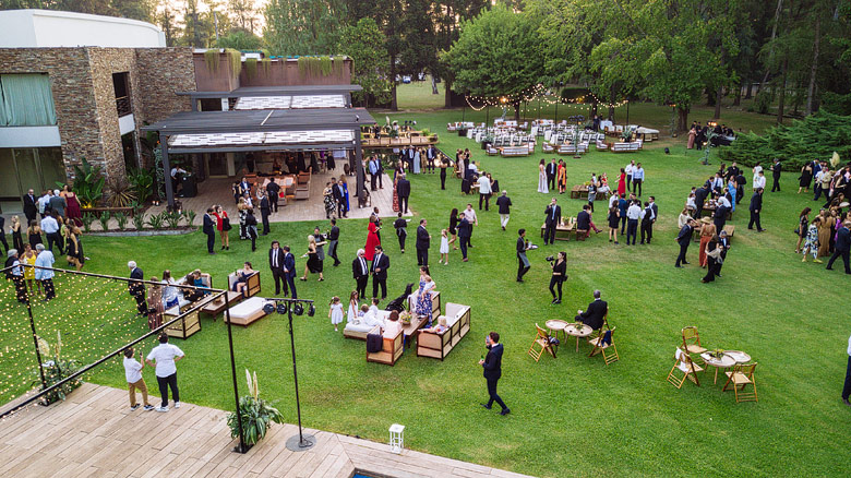 Recepción en el parque de Rincón de Pilar