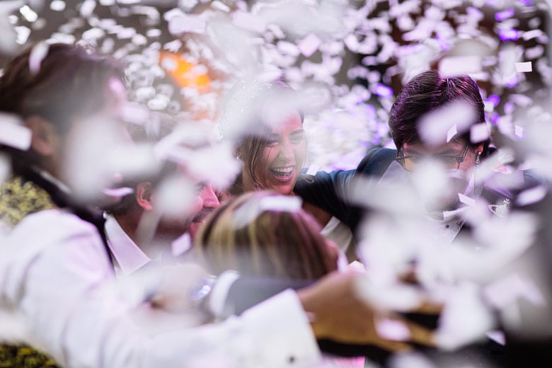  explosion papelitos boda uruguay