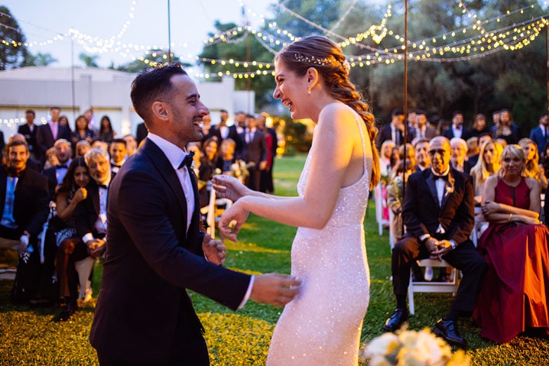 ceremonia de boda en quinta el tata